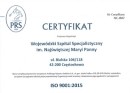 Recertyfikacja w zakresie normy ISO 9001:2015 – ZARZĄDZANIE JAKOŚCIĄ