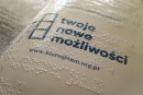 Karty Praw Pacjenta napisane alfabetem Braille'a już na Parkitce!